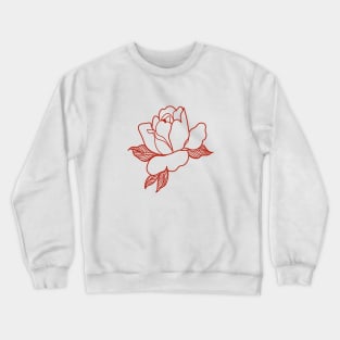 Little Red rose Crewneck Sweatshirt